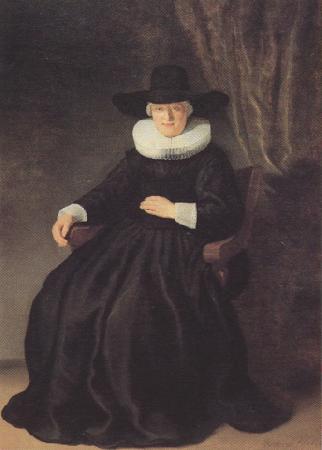 REMBRANDT Harmenszoon van Rijn portrait of Maria Bockenoolle (mk33)